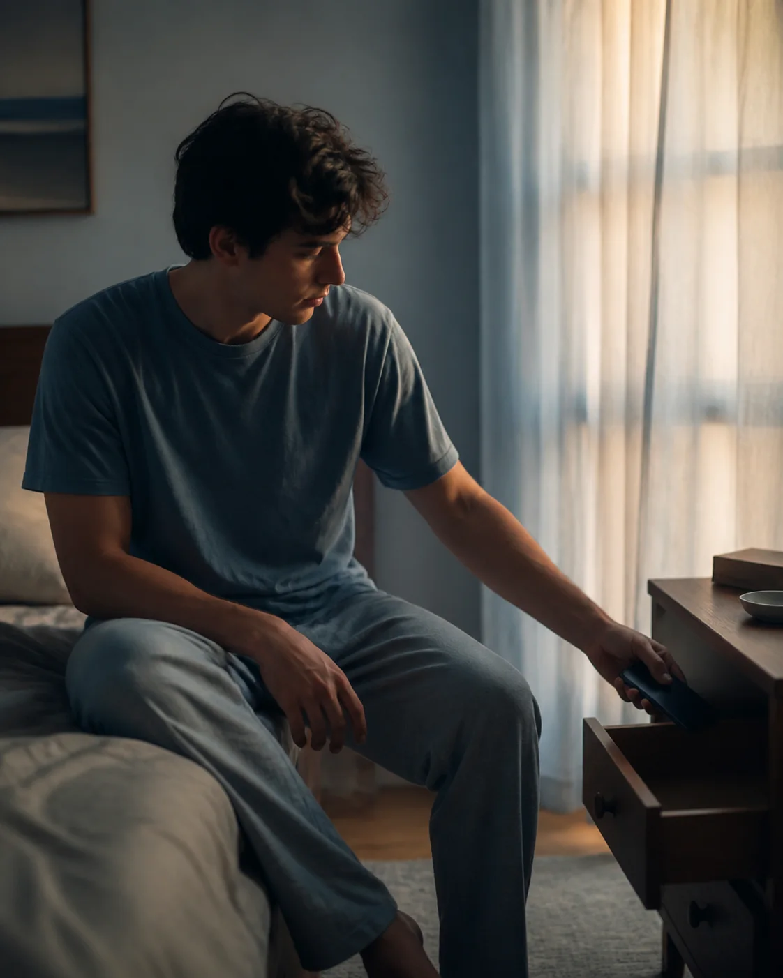 Editorial scene for Why do I keep checking my ex after a breakup?